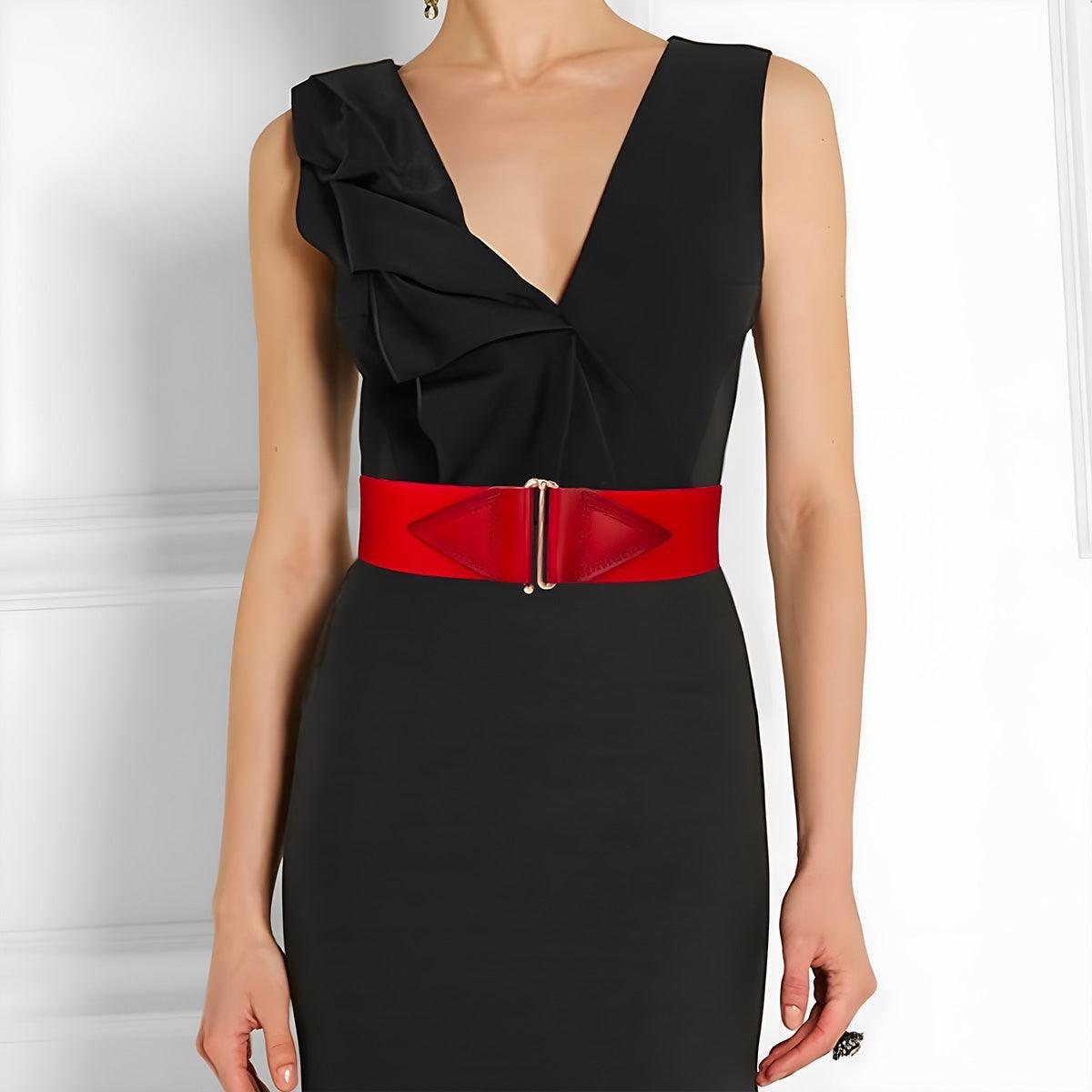 Ceinture Large Ceinture Taille Robe Large Ceinture Noire Femme