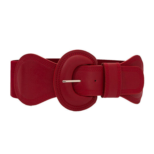 Ceinture large élastique, taille haute, pour femme, modèle Nikoline - La Boutique de la Ceinture