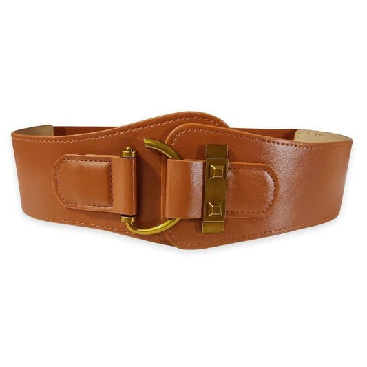 Ceinture large, taille haute, pour femme, modèle Khvaram - La Boutique de la Ceinture