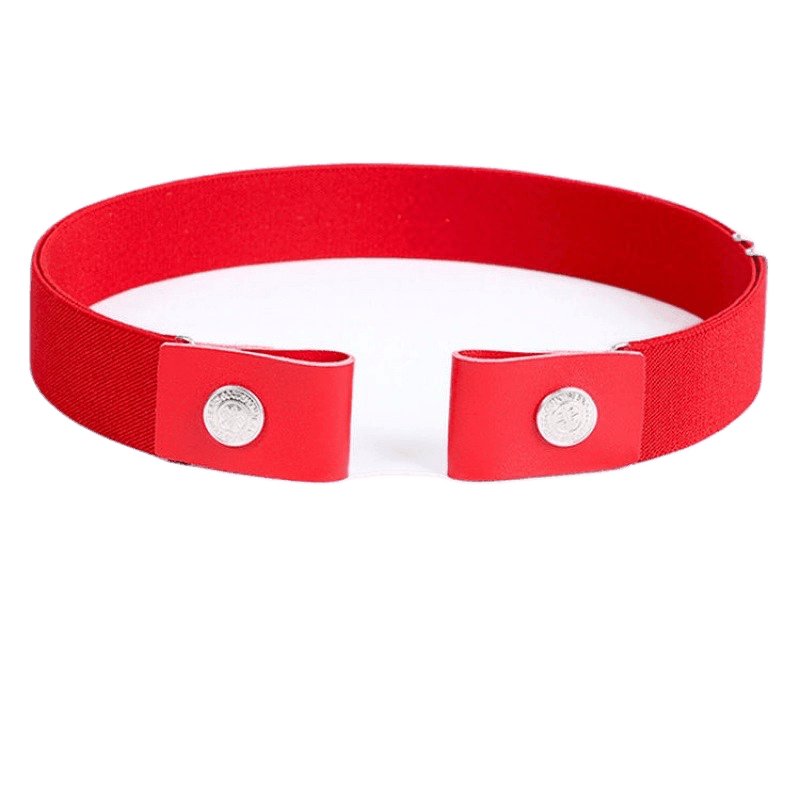 Ceinture Élastique Large Pour Femmes Nouvelle Mode Extensible Noir/Rouge Ceinture Élastique Large Pour Femmes Nouvelle Mode Extensible Noir/Rouge