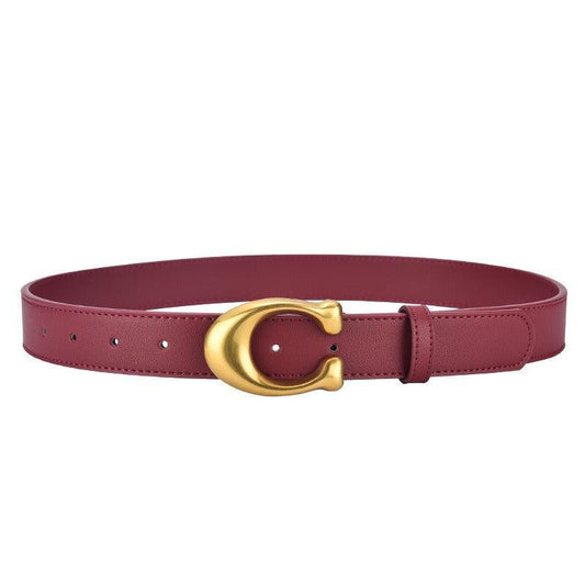 Ceinture simili cuir pour femme, modèle Irine - La Boutique de la Ceinture