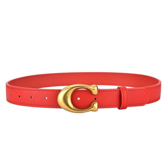 Ceinture simili cuir pour femme, modèle Irine - La Boutique de la Ceinture