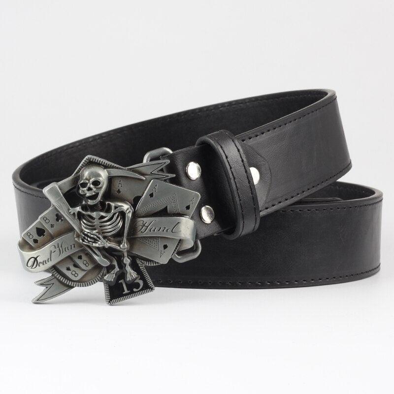 Ceinture Squelette pour Femme ou Homme, modèle Desmond - La Boutique de la Ceinture