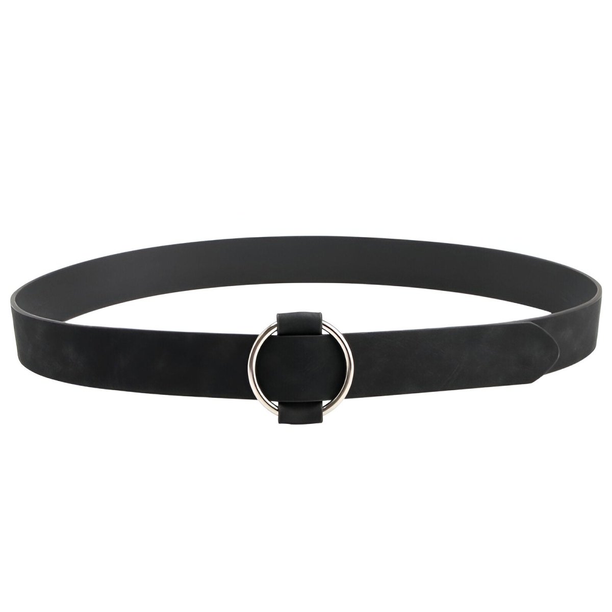 Ceinture tendance à boucle ronde pour femme, modèle Jessie - La Boutique de la Ceinture