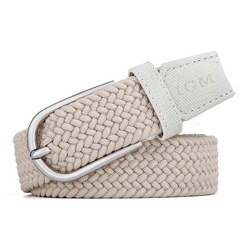 Ceinture tressée femme beige hotsell