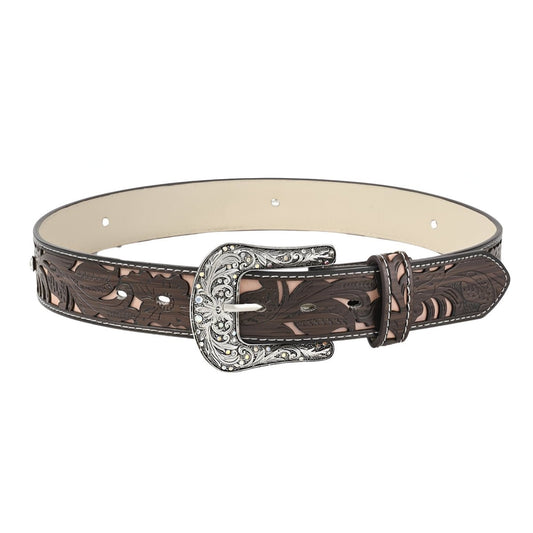 Ceinture Western avec boucle à strass, modèle Naya - La Boutique de la Ceinture