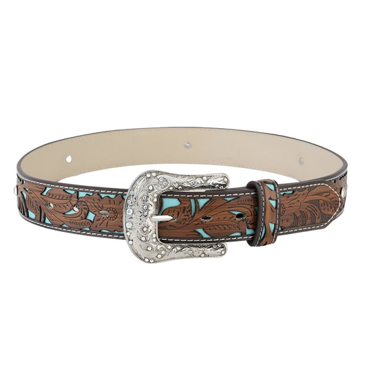 Ceinture Western avec boucle à strass, modèle Naya - La Boutique de la Ceinture