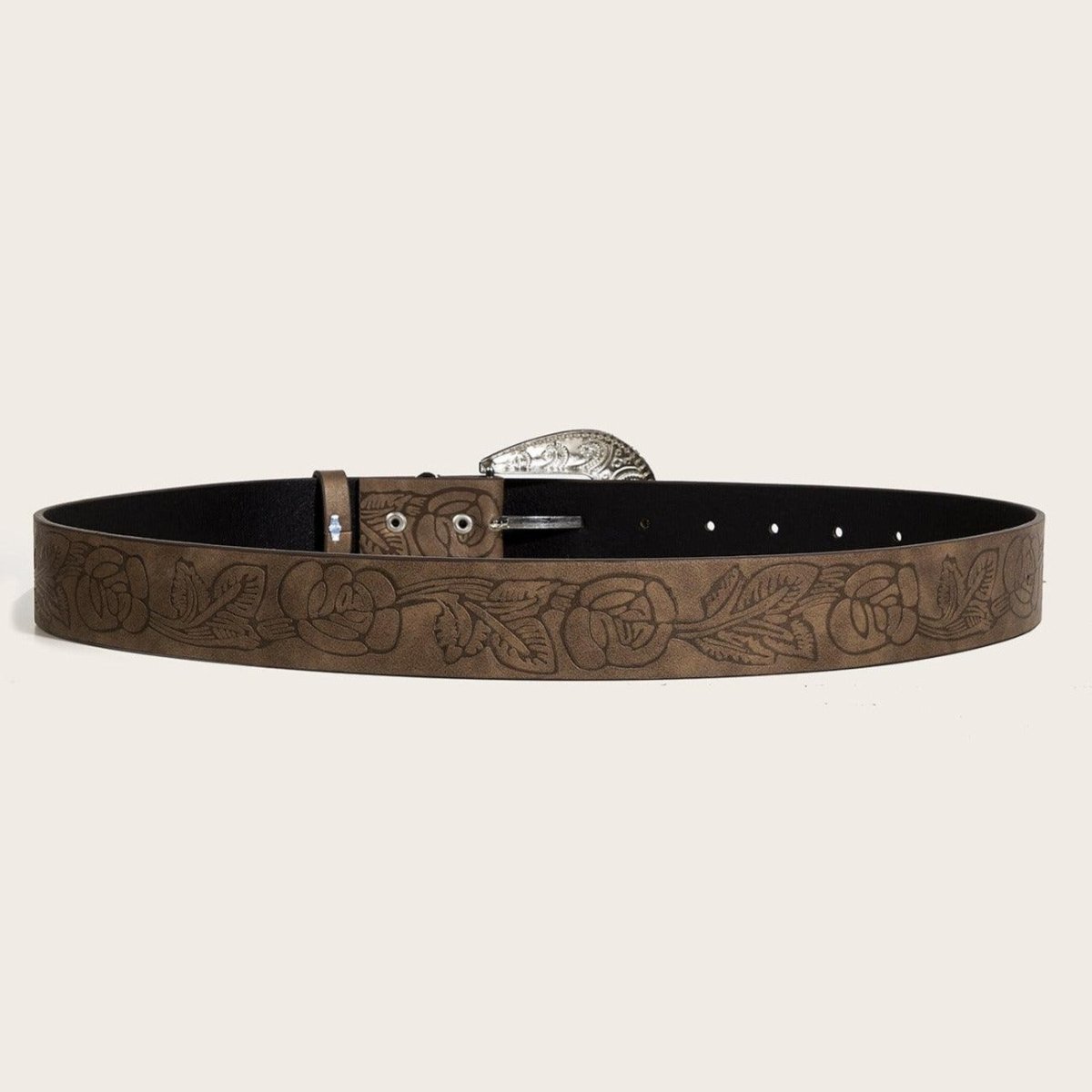 Ceinture Western avec motifs floraux, modèle Nali - La Boutique de la Ceinture