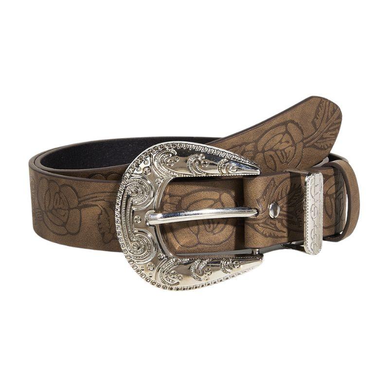 Ceinture Western avec motifs floraux, modèle Nali - La Boutique de la Ceinture