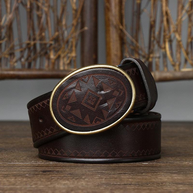 Ceinture western en cuir, modèle Sciria - La Boutique de la Ceinture