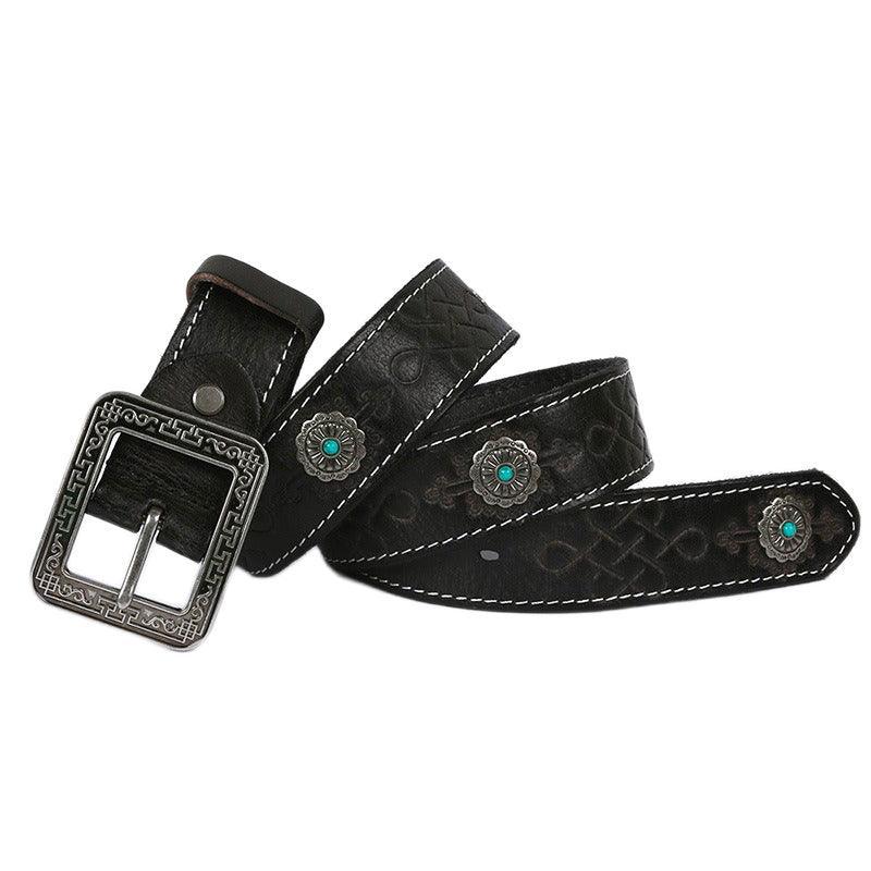 Collier de ville noir et rouge - Colliers en cuir/Colliers de ville Collier de ville noir et rouge - Colliers en cuir/Colliers de ville