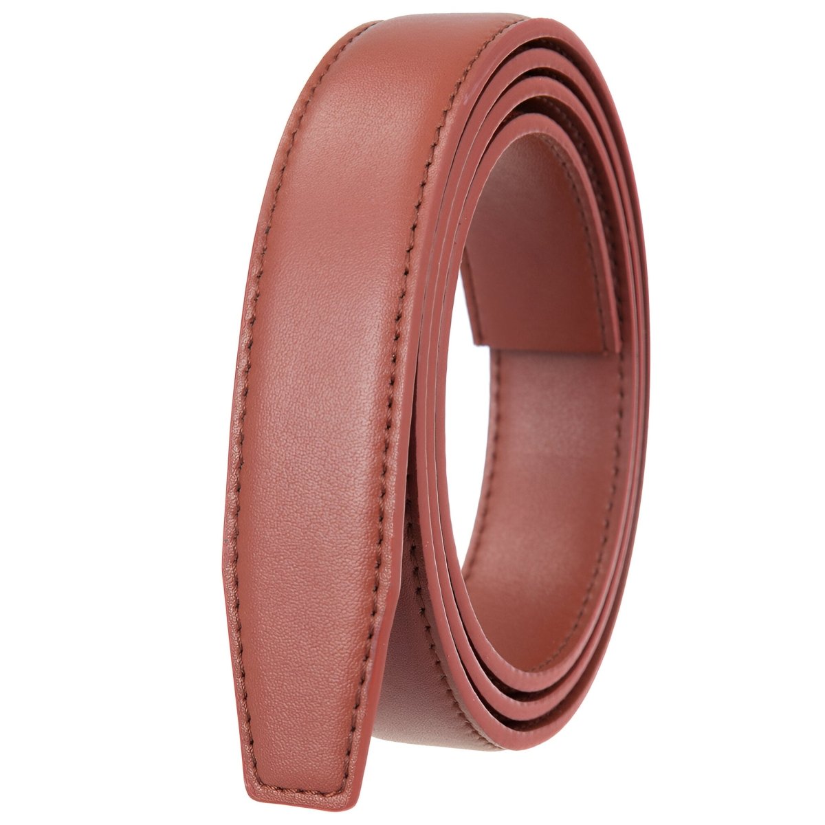 Lanière de ceinture 2.4 cm, en cuir, pour boucles automatiques, pour femmes, modèle Evelyn - La Boutique de la Ceinture