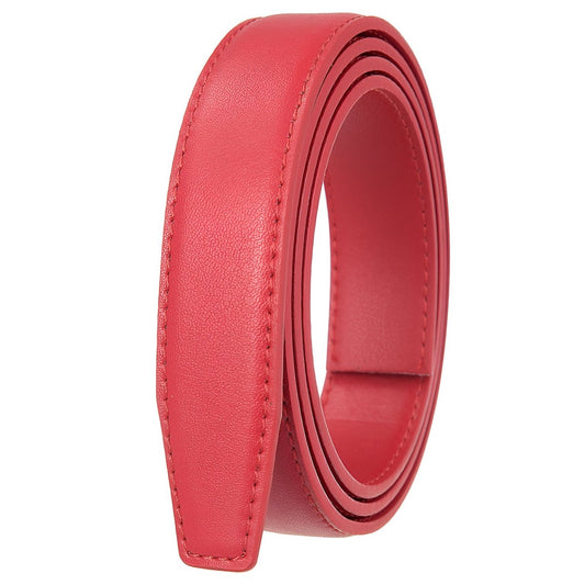 Lanière de ceinture 2.4 cm, en cuir, pour boucles automatiques, pour femmes, modèle Joanna - La Boutique de la Ceinture