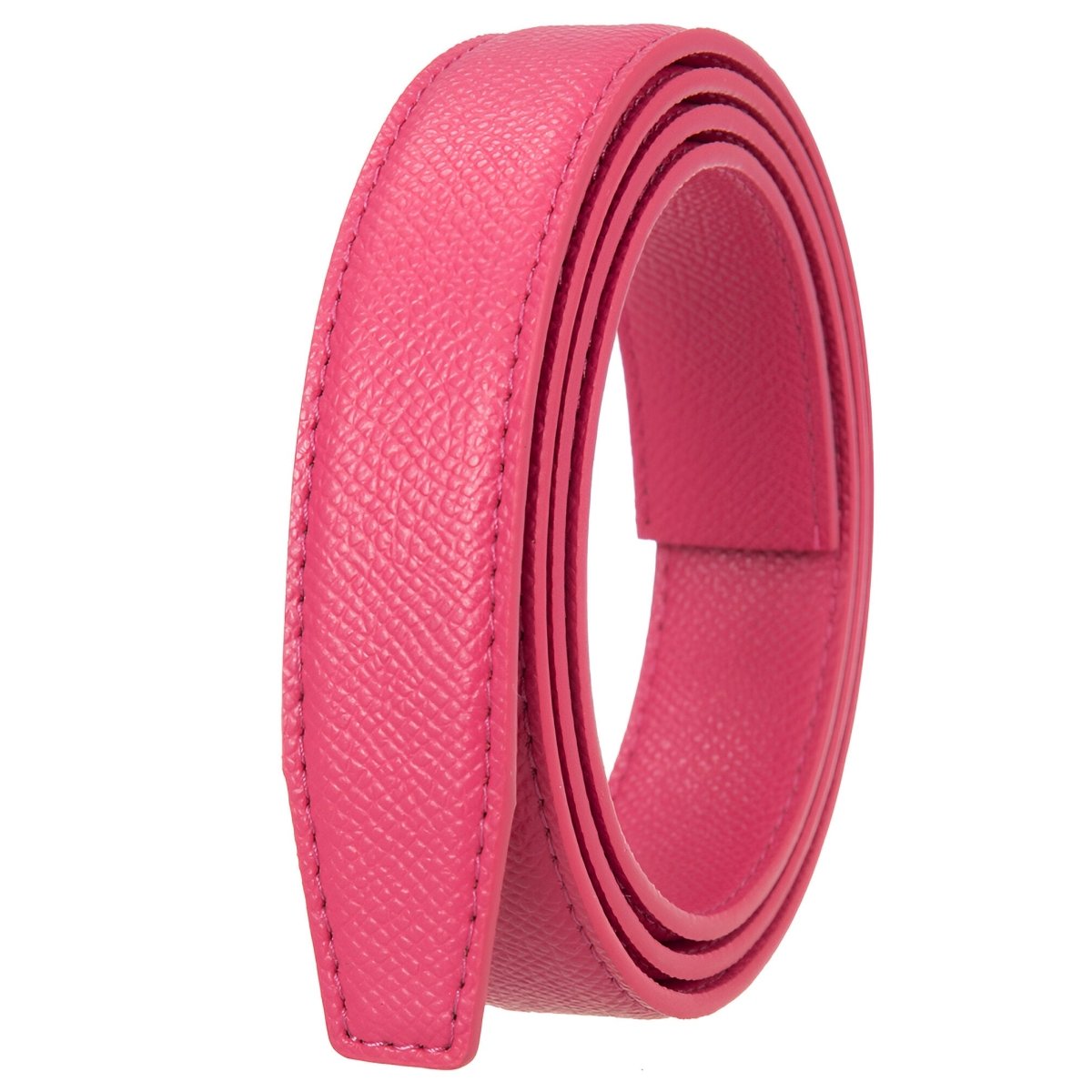 Lanière de ceinture 2.4 cm, en simili cuir, pour boucles automatiques, pour femmes, modèle Leonore - La Boutique de la Ceinture