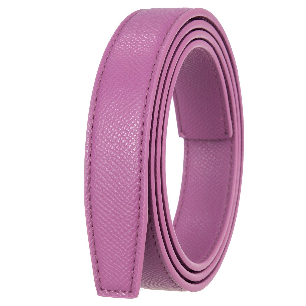 Lanière de ceinture 2.4 cm, en simili cuir, pour boucles automatiques, pour femmes, modèle Leonore - La Boutique de la Ceinture