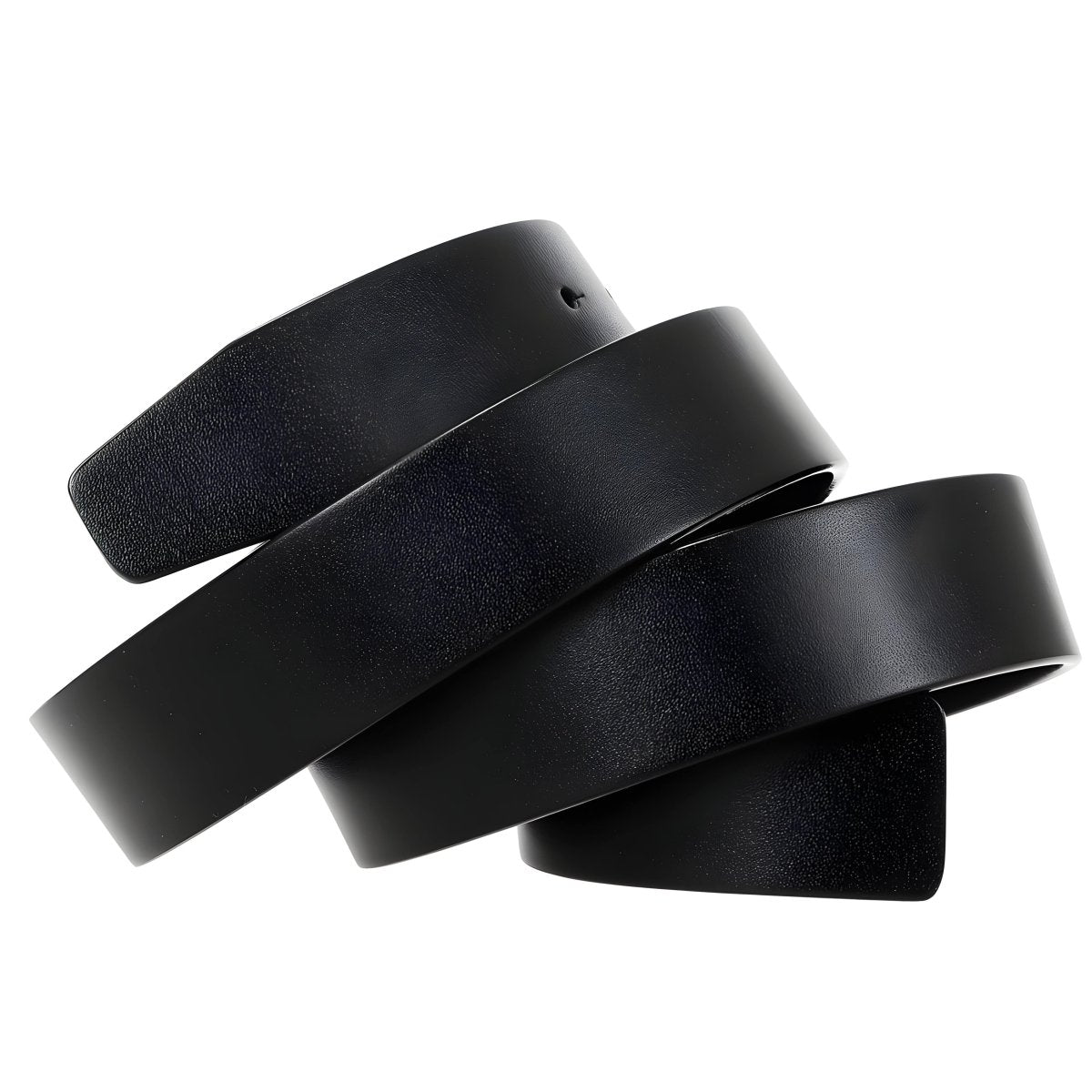 Lanière de ceinture 3.4 cm, en cuir, pour boucles ardillons, modèle Gile - La Boutique de la Ceinture