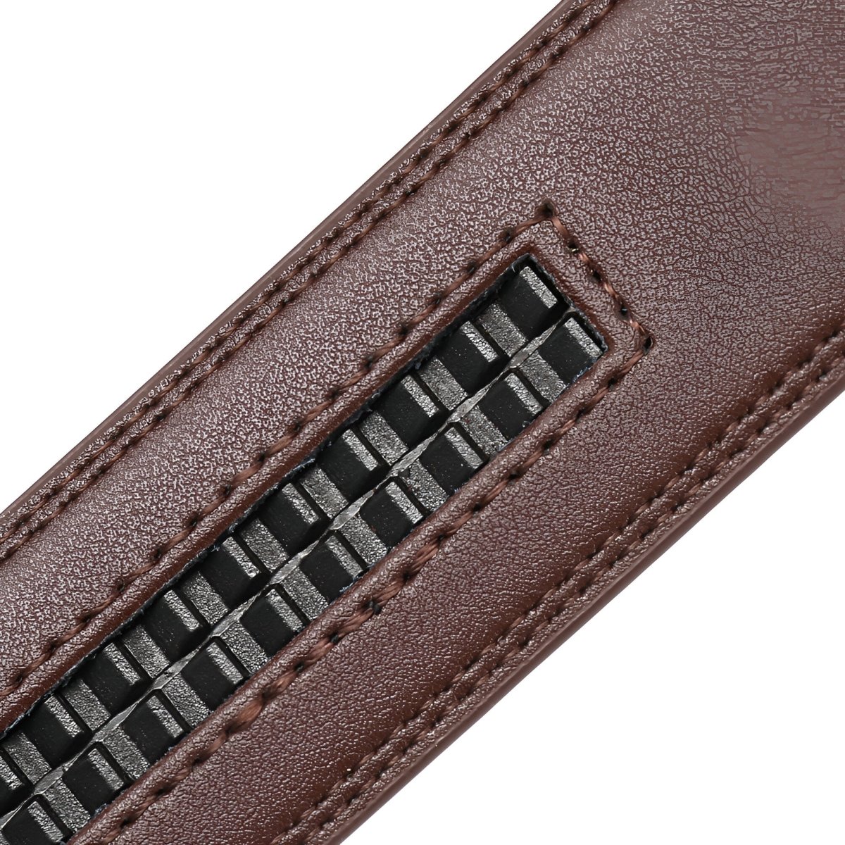 Lanière de ceinture 3.5 cm, en cuir, pour boucles automatiques, modèle Lincoln - La Boutique de la Ceinture